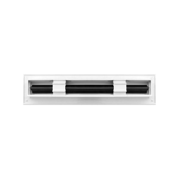 BUILDMART - 12 White Inch Linear Slot Diffuser - 1 Slot - Single Slot - Decorative Linear Air - Modern Vent Cover for Ceiling, Walls & Floors - Texas Buildmart
