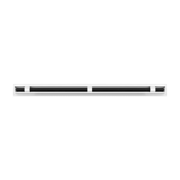 BUILDMART - 36 White Inch Linear Slot Diffuser - 1 Slot - Single Slot - Decorative Linear Air - Modern Vent Cover for Ceiling, Walls & Floors - Texas Buildmart