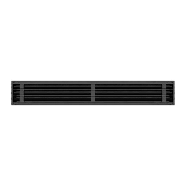BUILDMART - 36 Black Inch Linear Slot Diffuser - 3 Slot - Triple Slot - Decorative Linear Air - Modern Vent Cover for Ceiling, Walls & Floors - Texas Buildmart