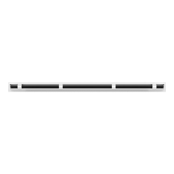 BUILDMART - 48 White Inch Linear Slot Diffuser - 1 Slot - Single Slot - Decorative Linear Air - Modern Vent Cover for Ceiling, Walls & Floors - Texas Buildmart