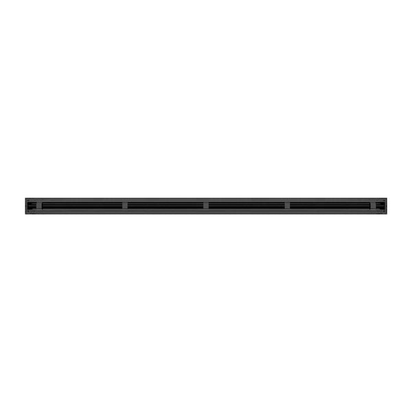 BUILDMART - 60 Black Inch Linear Slot Diffuser - 1 Slot - Single Slot - Decorative Linear Air - Modern Vent Cover for Ceiling, Walls & Floors - Texas Buildmart