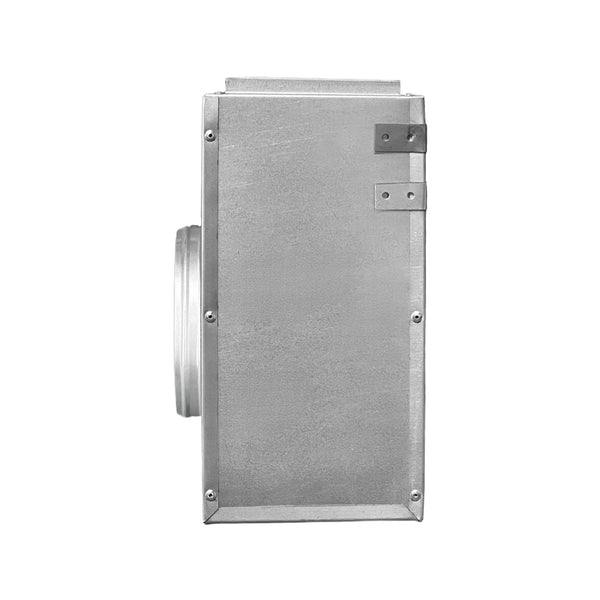 Side of 72 Inch 3 Slot Linear Air Vent Plenum Box - 72 Inch 3 Slot Linear Diffuser HVAC Duct - Texas Buildmart