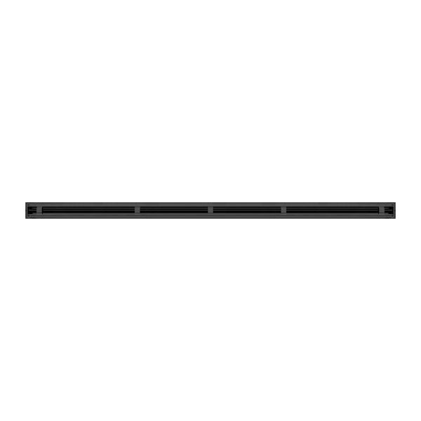 BUILDMART - 72 Black Inch Linear Slot Diffuser - 1 Slot - Single Slot - Decorative Linear Air - Modern Vent Cover for Ceiling, Walls & Floors - Texas Buildmart