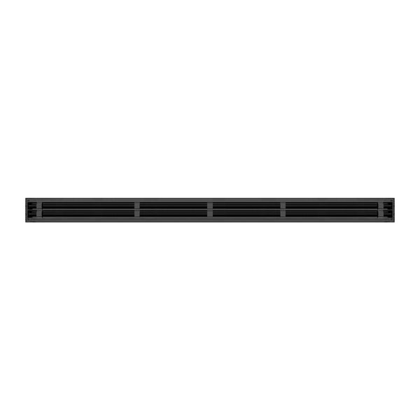 BUILDMART - 72 Black Inch Linear Slot Diffuser - 2 Slot - Double Slot - Decorative Linear Air - Modern Vent Cover for Ceiling, Walls & Floors - Texas Buildmart