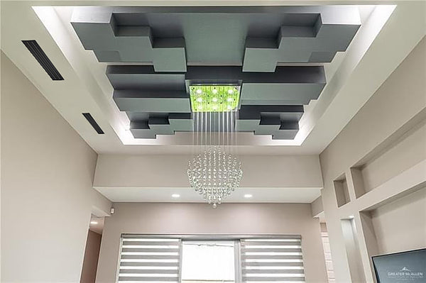 BUILDMART - 12 Black Inch Linear Slot Diffuser - 2 Slot - Double Slot - Decorative Linear Air - Modern Vent Cover for Ceiling, Walls & Floors - Texas Buildmart