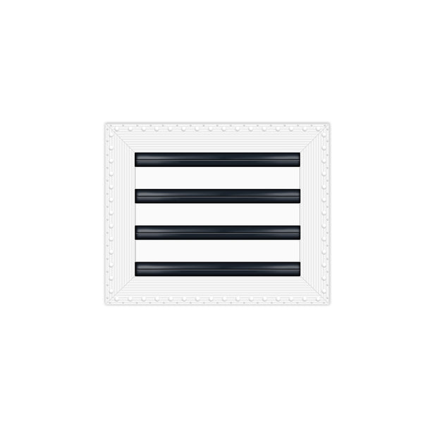 BUILDMART - 10x8 MUD-IN Air Vent Cover - Drywall MUD IN White Air Vent - MUD Linear Slot Diffuser - Register Grille for Ceiling and Walls - Texas Buildmart