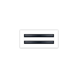 BUILDMART - 10x4 White Modern AC Vent Cover - Decorative Air Vent - Standard Linear Slot Diffuser - Register Grille for Ceiling, Walls & Floors - Texas Buildmart