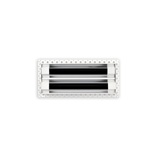 BUILDMART - 10x4 MUD-IN Air Vent Cover - Drywall MUD IN Air Vent - MUD Linear Slot Diffuser - Register Grille for Ceiling and Walls - Texas Buildmart
