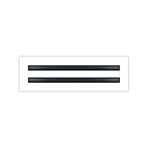BUILDMART - 14x4 White Modern AC Vent Cover - Decorative Air Vent - Standard Linear Slot Diffuser - Register Grille for Ceiling, Walls & Floors - Texas Buildmart