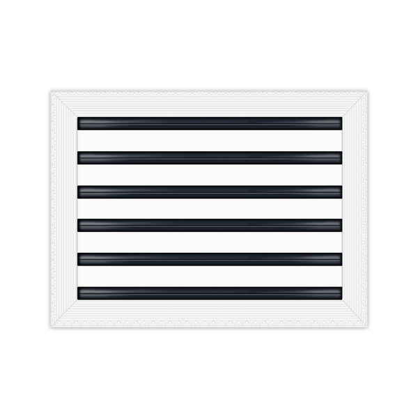 BUILDMART - 16x12 MUD-IN Air Vent Cover - Drywall MUD IN White Air Vent - MUD Linear Slot Diffuser - Register Grille for Ceiling and Walls - Texas Buildmart