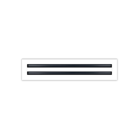 BUILDMART - 16x4 White Modern AC Vent Cover - Decorative Air Vent - Standard Linear Slot Diffuser - Register Grille for Ceiling, Walls & Floors - Texas Buildmart