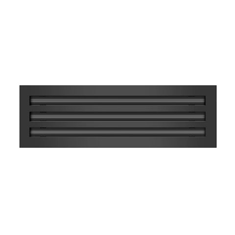 Triplepoint Diffuser 3 Slot - Triple Slot - Linear Slot Diffusers - Black
