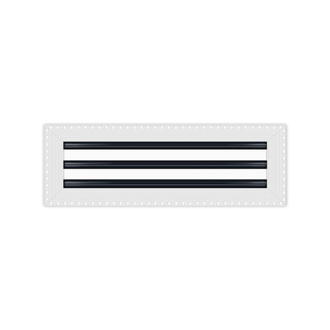 BUILDMART - 18x6 MUD-IN Air Vent Cover - Drywall MUD IN White Air Vent - MUD Linear Slot Diffuser - Register Grille for Ceiling and Walls - Texas Buildmart