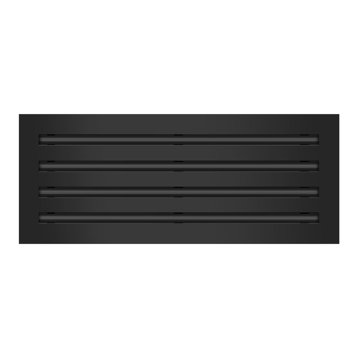 BUILDMART - 20x8 Modern AC Vent Cover - Decorative Black Air Vent - St