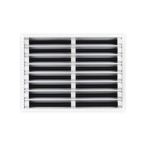 BUILDMART - 22x16 MUD-IN Air Vent Cover - Drywall MUD IN White Air Vent - MUD Linear Slot Diffuser - Register Grille for Ceiling and Walls - Texas Buildmart