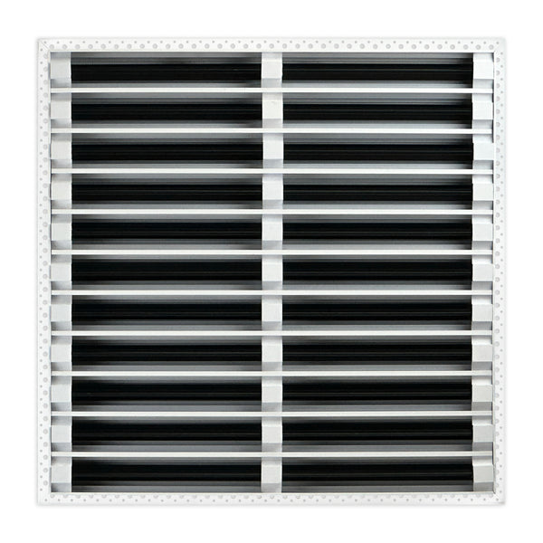 BUILDMART - 22x22 MUD-IN Air Vent Cover - Drywall MUD IN White Air Vent - MUD Linear Slot Diffuser - Register Grille for Ceiling and Walls - Texas Buildmart