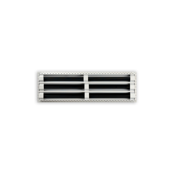 BUILDMART - 22x6 MUD-IN Air Vent Cover - Drywall MUD IN White Air Vent - MUD Linear Slot Diffuser - Register Grille for Ceiling and Walls - Texas Buildmart