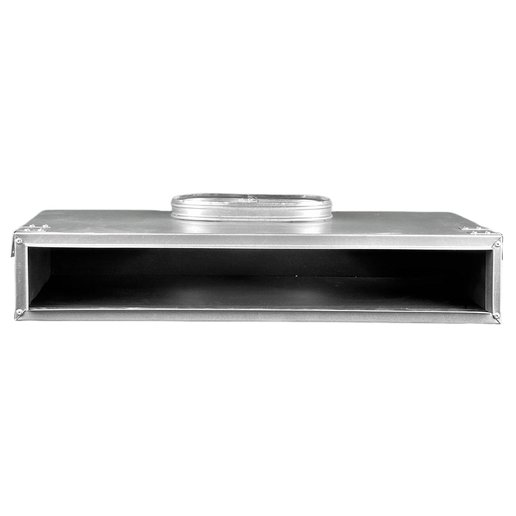 Duffuser Plenum Box BUILDMART - 24 Inch Plenum Box for [24 Inch Linear Slot Diffuser - (2 ...