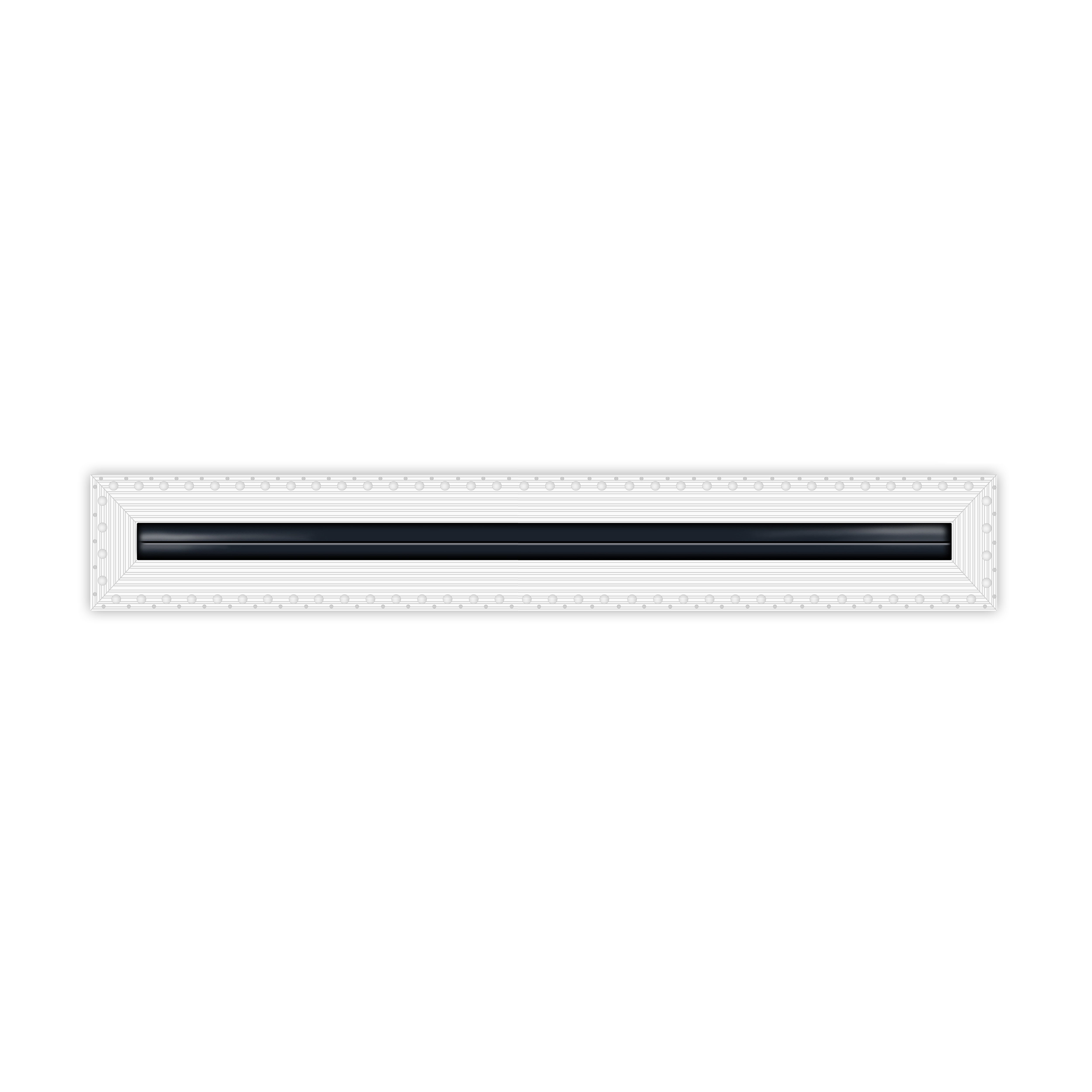 BUILDMART Linear-Diffusor 91,4 Cm – Weiß, Dekorativ Für Decke, Wand & Boden
