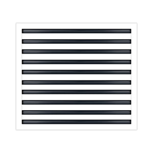 BUILDMART - 24x20 White Modern AC Vent Cover - Decorative Air Vent - Standard Linear Slot Diffuser - Register Grille for Ceiling, Walls & Floors - Texas Buildmart