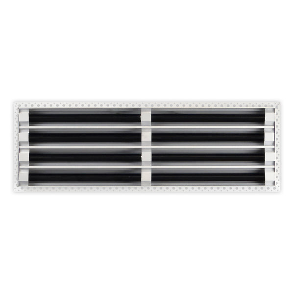 BUILDMART - 26x8 MUD-IN Air Vent Cover - Drywall MUD IN White Air Vent - MUD Linear Slot Diffuser - Register Grille for Ceiling and Walls - Texas Buildmart