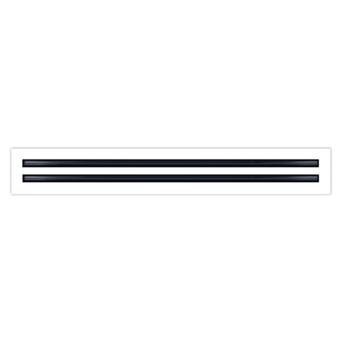 thumbnail image 2 of Air Vent Deflector Modern AC Vent Cover 14x4 - White Linear Slot Diffuser For Ceiling, Wall & Floor - Texas Buildmart Air Conditioner Vent Covers Texas 2 of 13