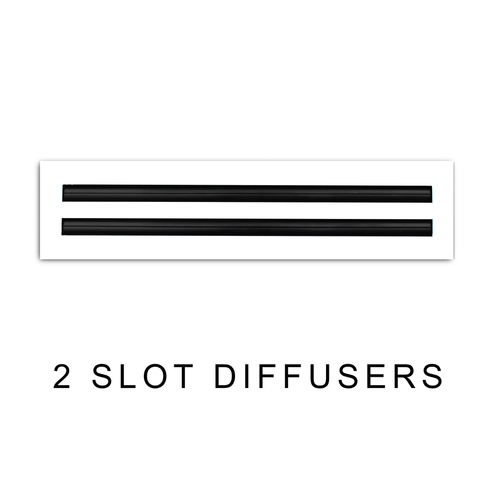 white 2 slot linear diffusers category