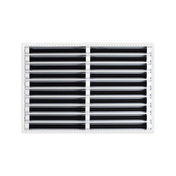 BUILDMART - 30x20 MUD-IN Air Vent Cover - Drywall MUD IN White Air Vent - MUD Linear Slot Diffuser - Register Grille for Ceiling and Walls - Texas Buildmart