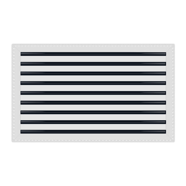 BUILDMART - 30x18 MUD-IN Air Vent Cover - Drywall MUD IN White Air Vent - MUD Linear Slot Diffuser - Register Grille for Ceiling and Walls - Texas Buildmart