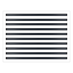 BUILDMART - 30x20 White Modern AC Vent Cover - Decorative Air Vent - Standard Linear Slot Diffuser - Register Grille for Ceiling, Walls & Floors - Texas Buildmart