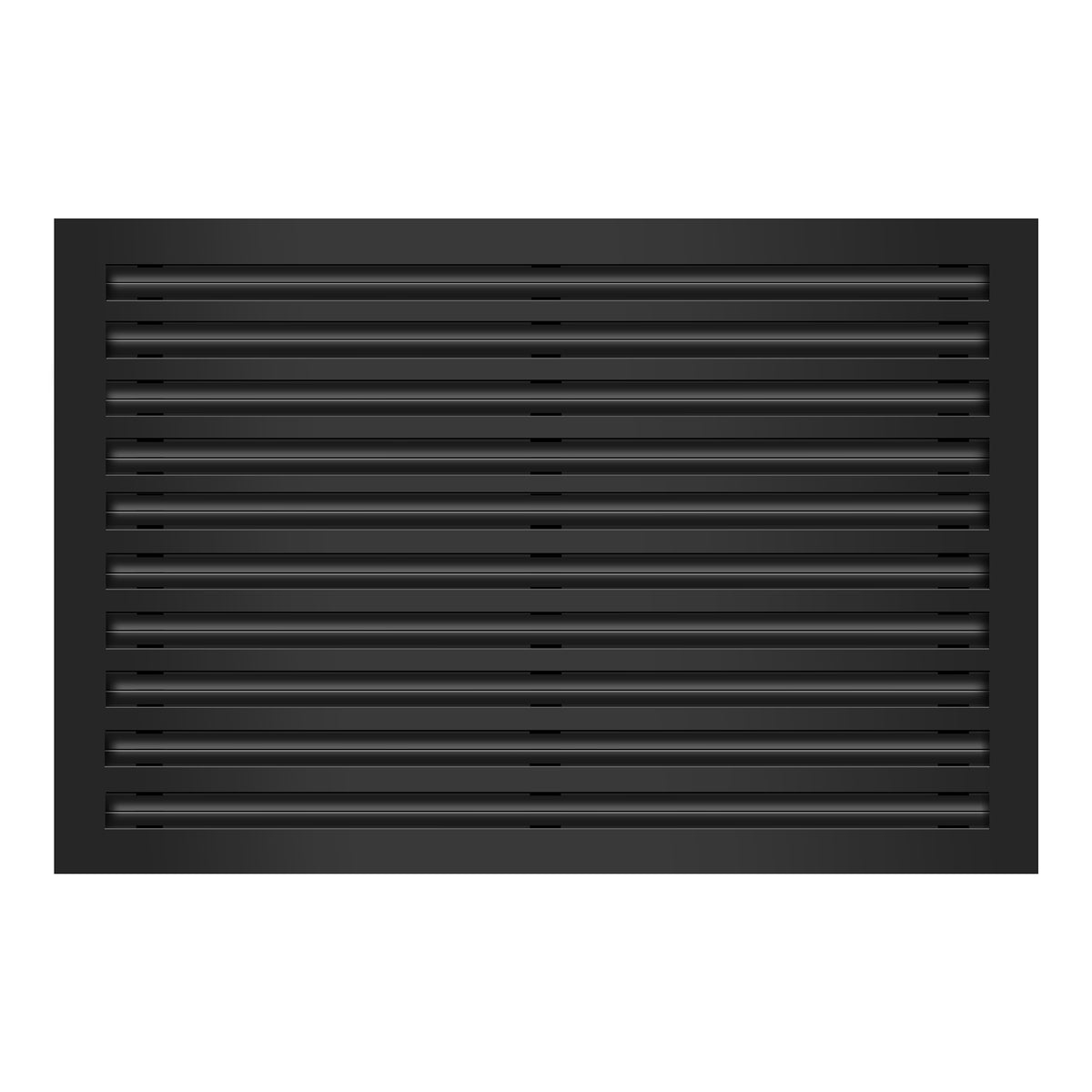 BUILDMART - 24x12 Modern AC Vent Cover - Decorative Black Aluminum Air - View #12