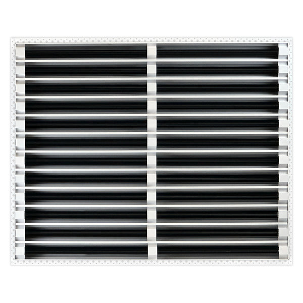 BUILDMART - 30x24 MUD-IN Air Vent Cover - Drywall MUD IN White Air Vent - MUD Linear Slot Diffuser - Register Grille for Ceiling and Walls - Texas Buildmart