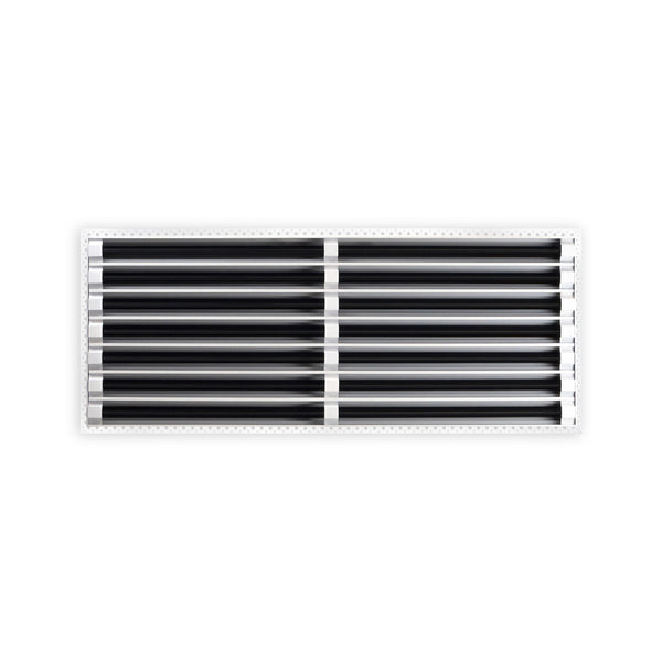 BUILDMART - 36x14 MUD-IN Air Vent Cover - Drywall MUD IN White Air Vent - MUD Linear Slot Diffuser - Register Grille for Ceiling and Walls - Texas Buildmart
