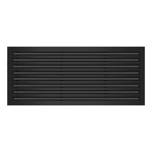 BUILDMART 36x16 Black Modern AC Vent Cover Decorative Air Vent S