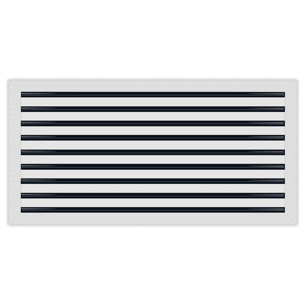 BUILDMART - 36x18 MUD-IN Air Vent Cover - Drywall MUD IN White Air Vent - MUD Linear Slot Diffuser - Register Grille for Ceiling and Walls - Texas Buildmart