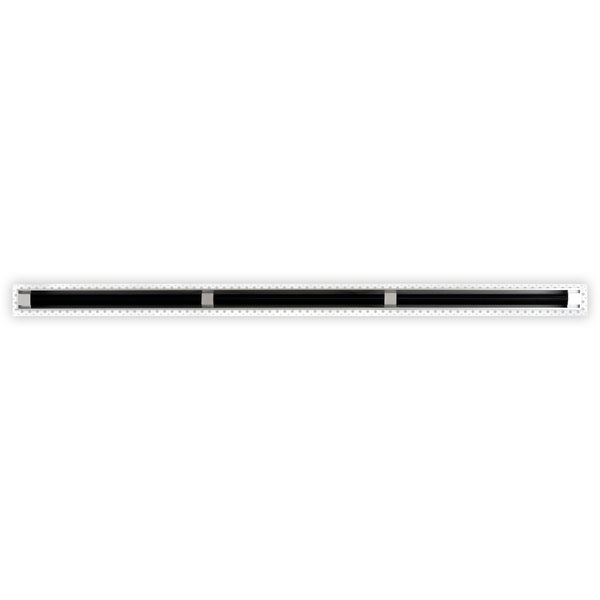 BUILDMART - 48-Inch MUD-IN Linear Slot Diffuser - 1 Slot - Air Vent Cover - Drywall MUD IN White Air Vent - MUD Linear Slot Diffuser - Register Grille for Ceiling and Walls - Texas Buildmart