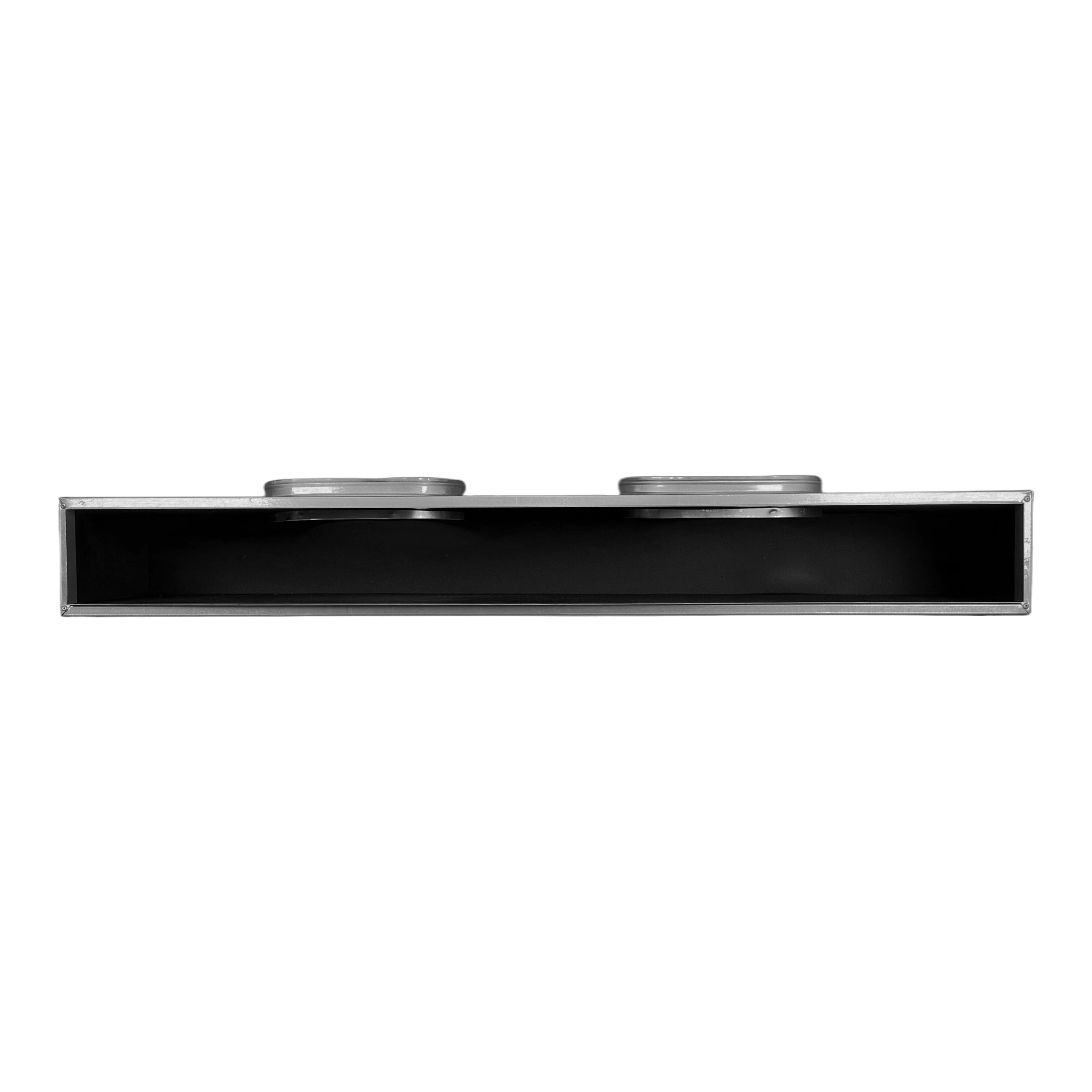 BUILDMART - 48 Inch Plenum Box for [48 Inch Linear Slot Diffuser
