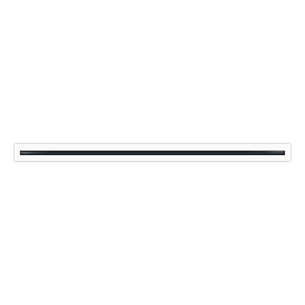48 Inch Diffuser BUILDMART - 48 Inch Linear Slot Diffuser - (1 Slot) Single Slot - White ...