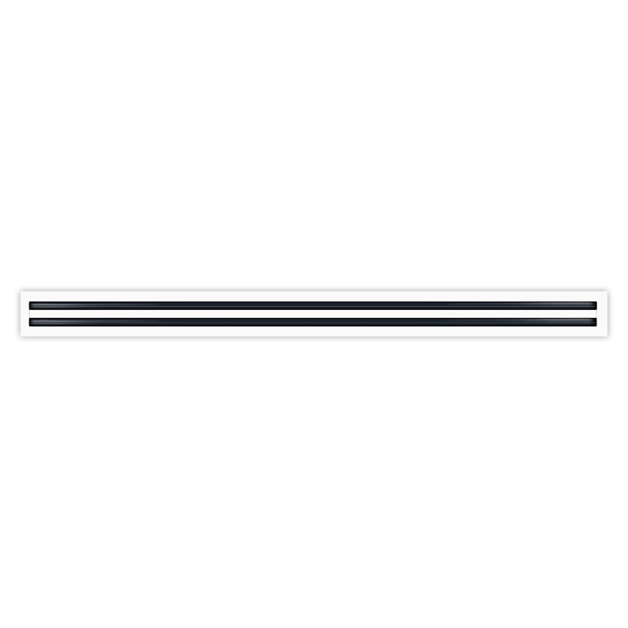 48 Inch Diffuser BUILDMART - 48 Inch Linear Slot Diffuser - (2 Slot) Double Slot - White ...