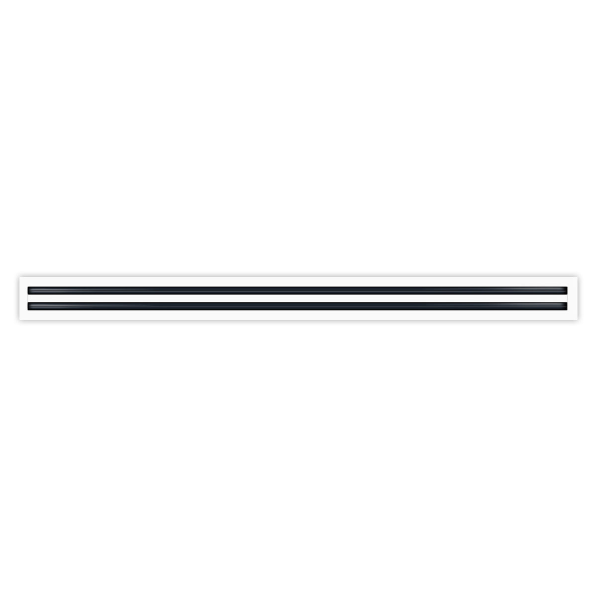 48 Inch Diffuser BUILDMART - 48 Inch Linear Slot Diffuser - (2 Slot) Double Slot - White ...