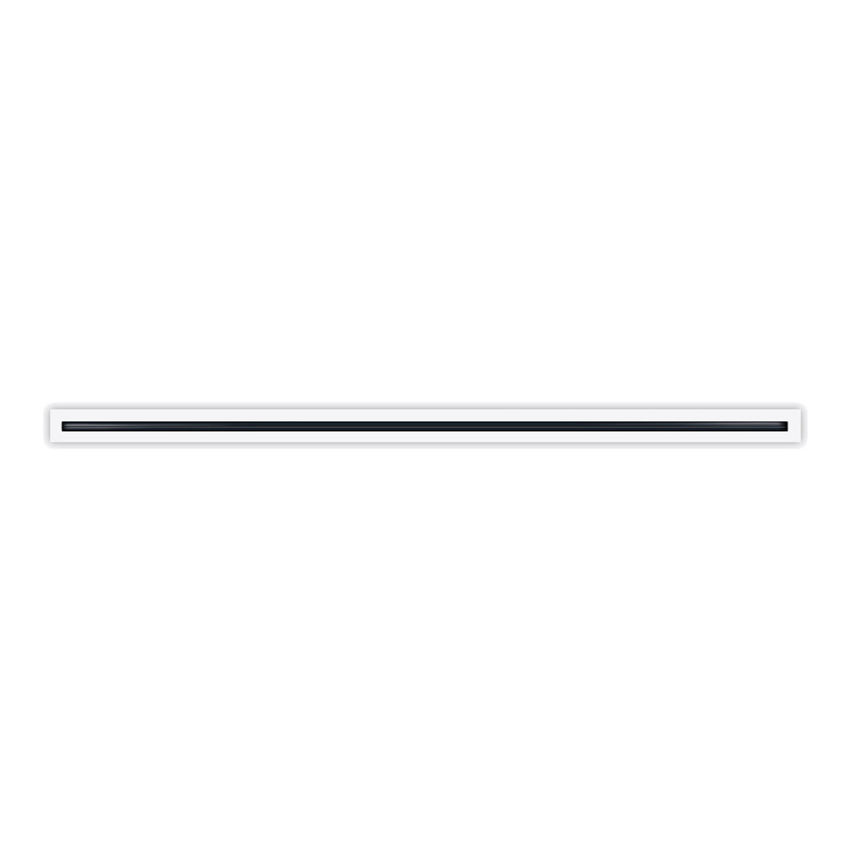 BUILDMART - 60 Inch Linear Slot Diffuser - (1 Slot) Single Slot - White ...