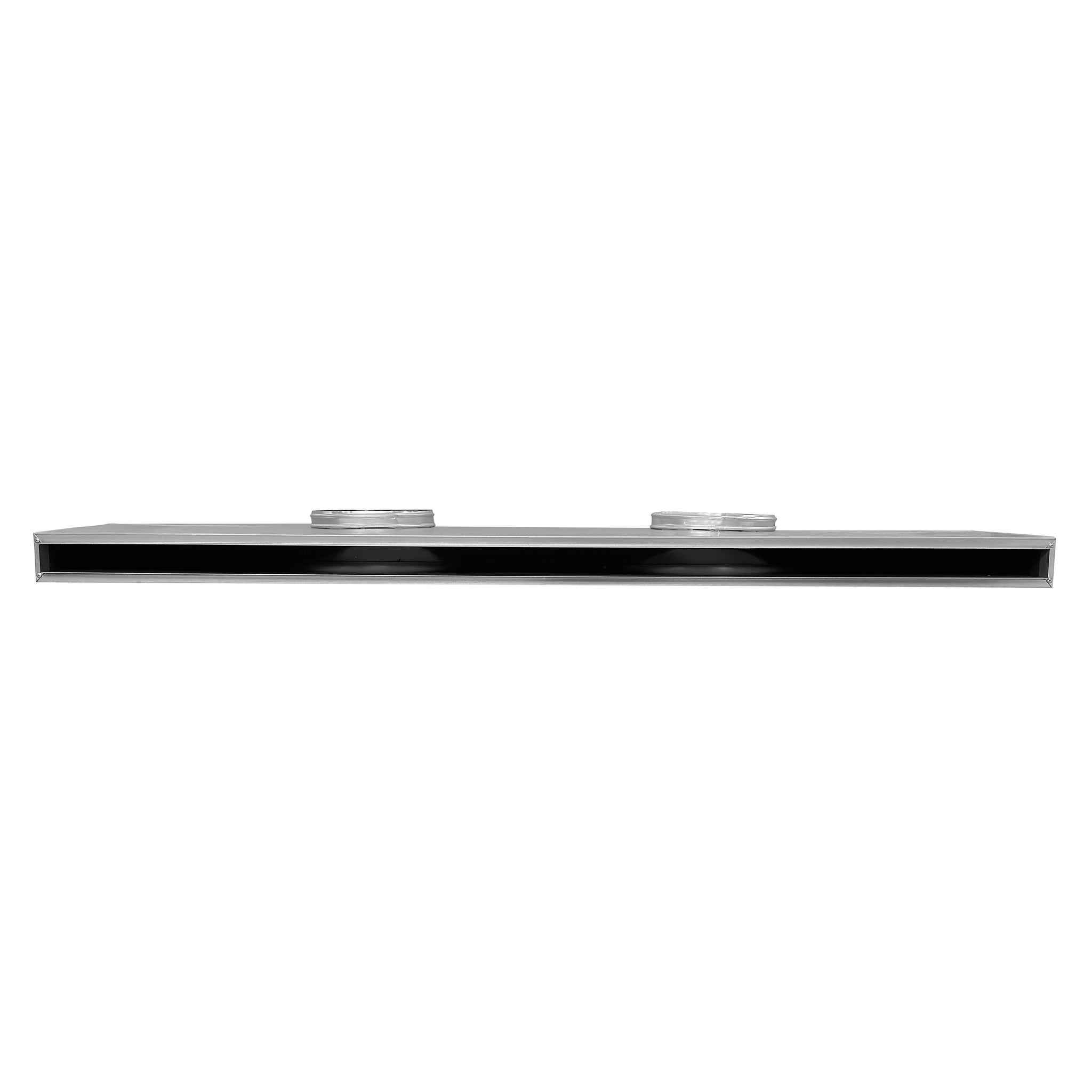 Front of 72 Inch 1 Slot Linear Air Vent Plenum Box - 72 Inch 1 Slot Linear Diffuser HVAC Duct - Texas Buildmart