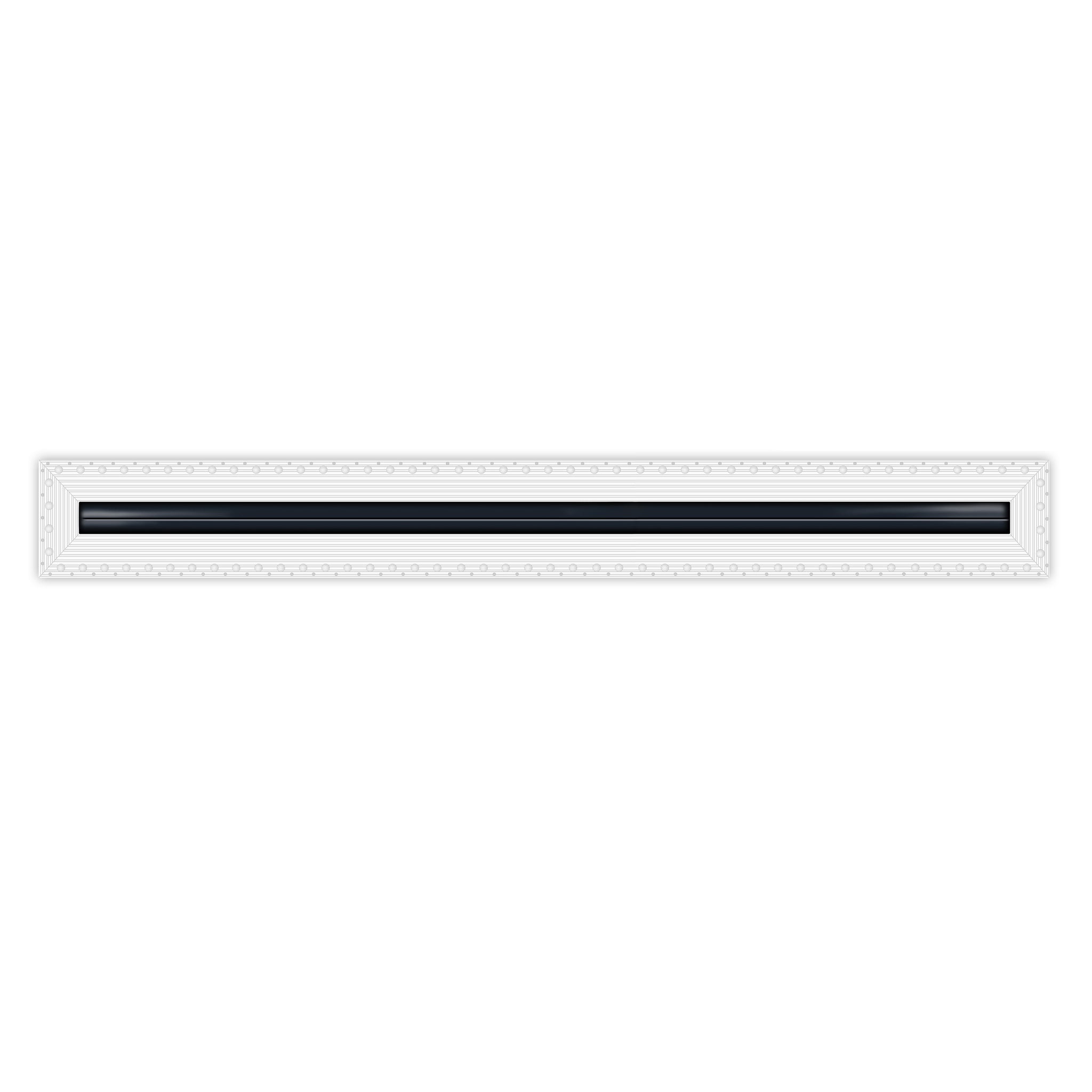 BUILDMART - 72" Linear Slot Diffuser - 1 Slot - MUD-IN Air Vent Cover - Drywall MUD IN White Air Vent - MUD Linear Slot Diffuser - Register Grille for Ceiling and Walls - Texas Buildmart