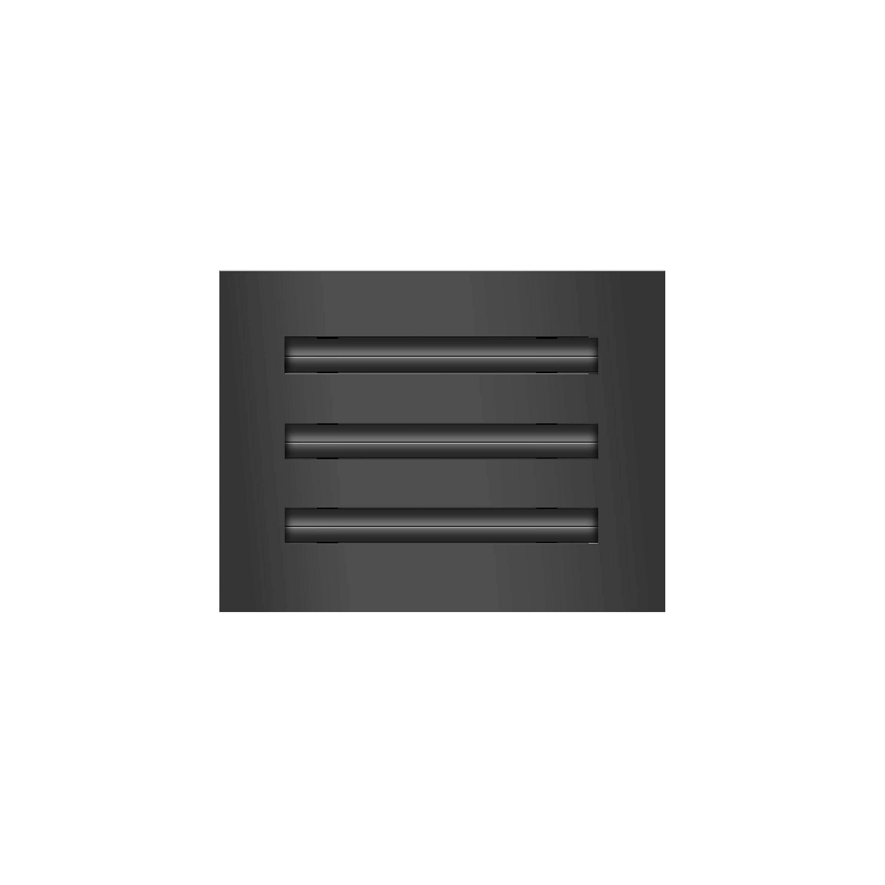 Black 8x6 Modern AC Vent Cover HVAC Grilles and Registers