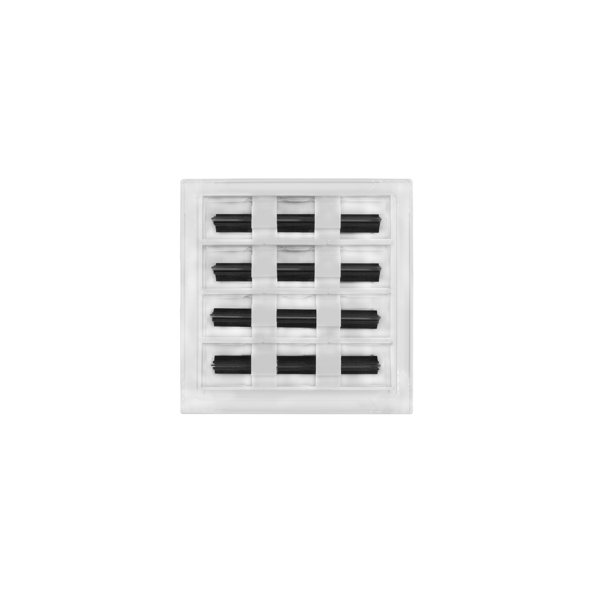 Moderne AC-Lüftungsabdeckung Aus Aluminium – Linear-Schlitz-Diffusor, Weiß, Für Decken/Wände, 50,8 X 30,5 Cm