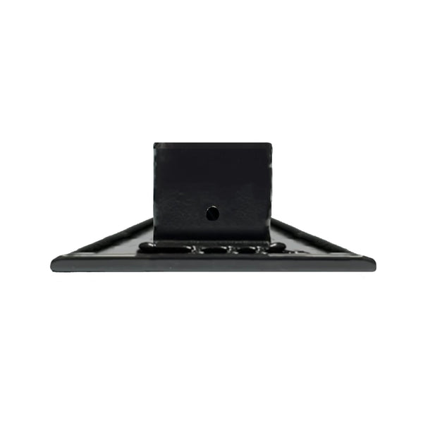Side View of 18 Inch 1 Slot Linear Air Vent Cover Black - 18 Inch 1 Slot Linear Diffuser Black - Texas Buildmart