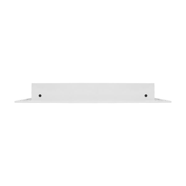 BUILDMART - 24x12 White Modern AC Vent Cover - Decorative Air Vent - Standard Linear Slot Diffuser - Register Grille for Ceiling, Walls & Floors - Texas Buildmart